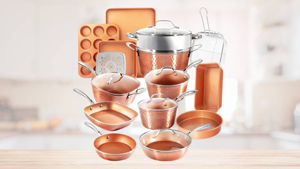 20-Piece Ceramic Cookware Set