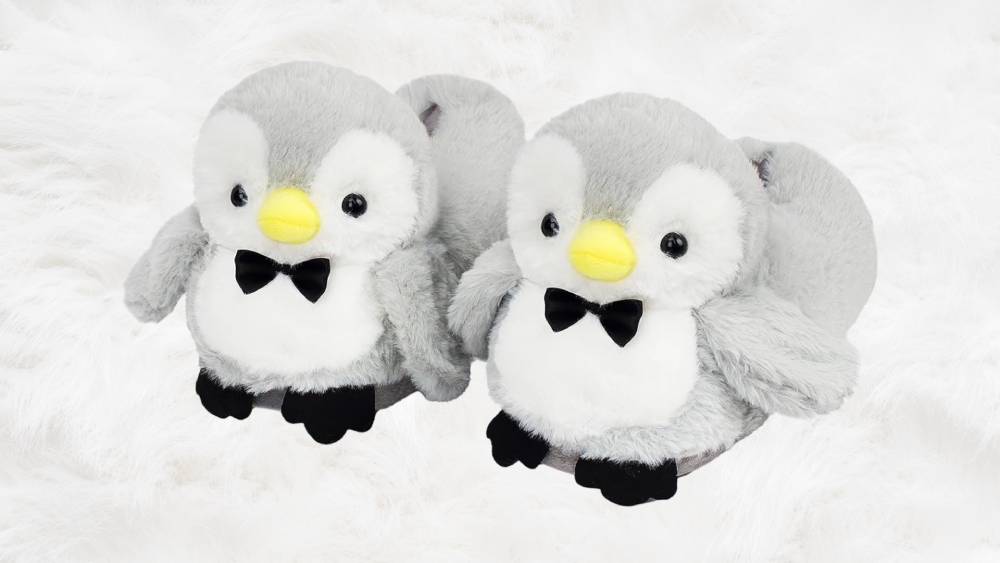 Cute Women’s Penguin Animal Slippers