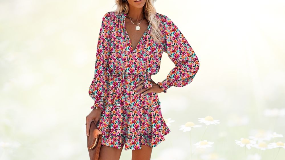 Ruffle ruffle-tiered chiffon Mini Dress