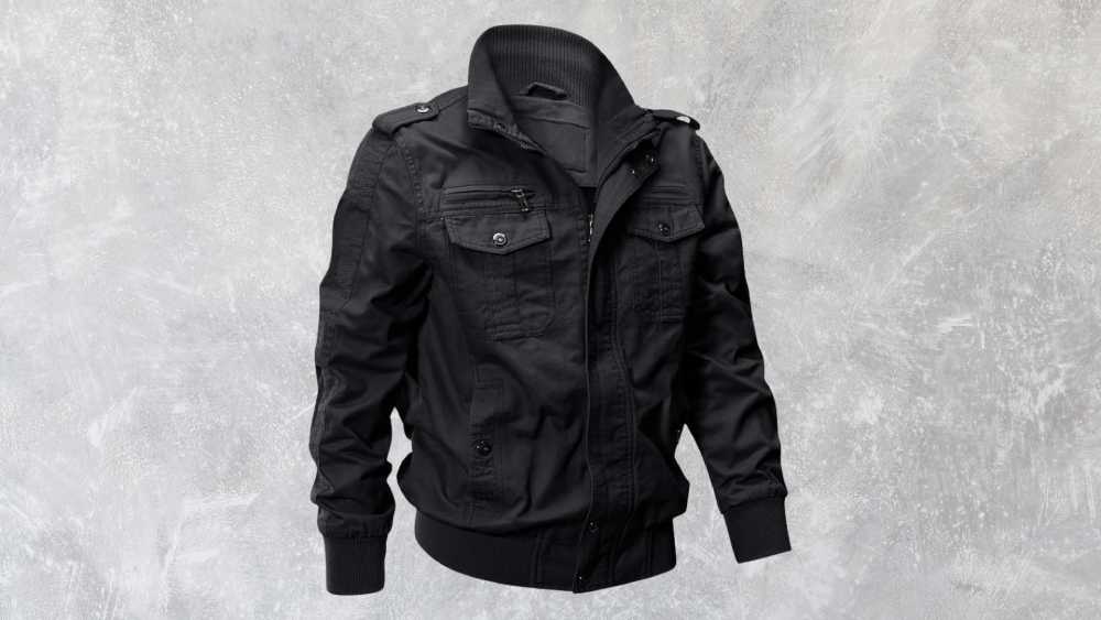 Men's cotton military jacket