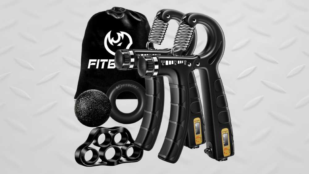 Compact hand grip strengthener for endurance