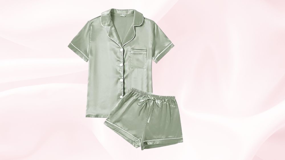 Smooth luxurious satin silky pajamas
