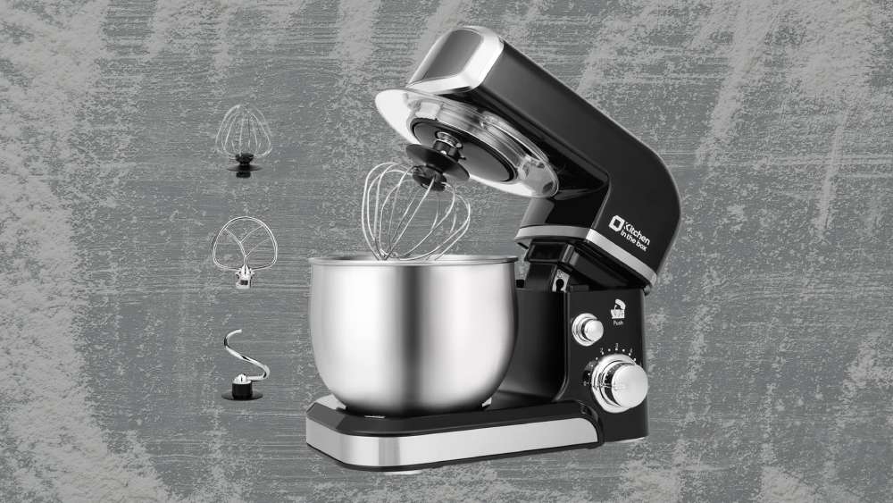 3.2Qt stand mixer black