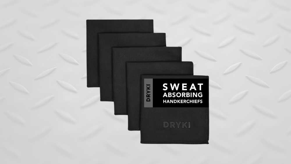 Soft sweat-absorbing handkerchiefs for workouts