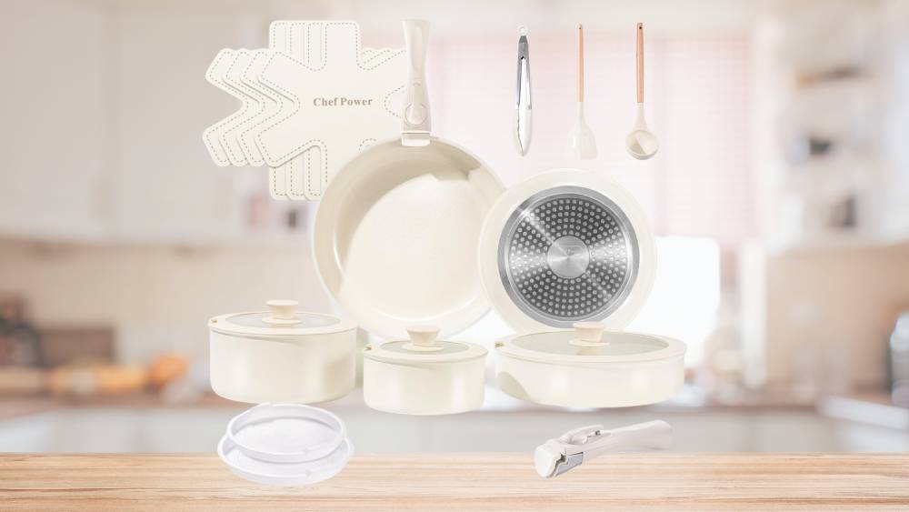 Chef Power Ceramic Cookware Set