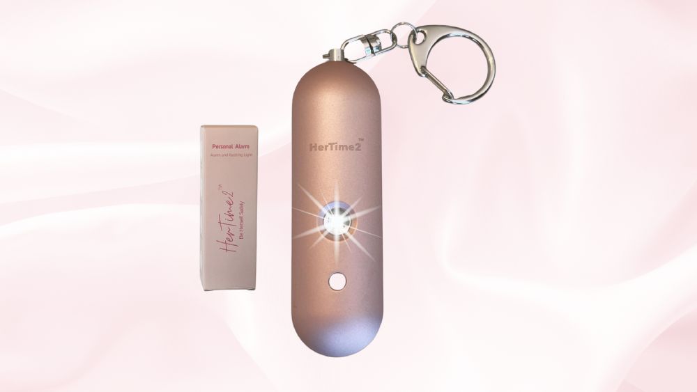 Loud compact personal safety alarm
