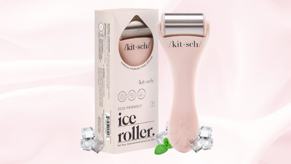 Refreshing facial ice roller tool
