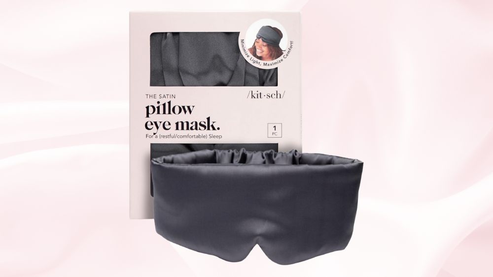 Soft luxurious satin sleep mask