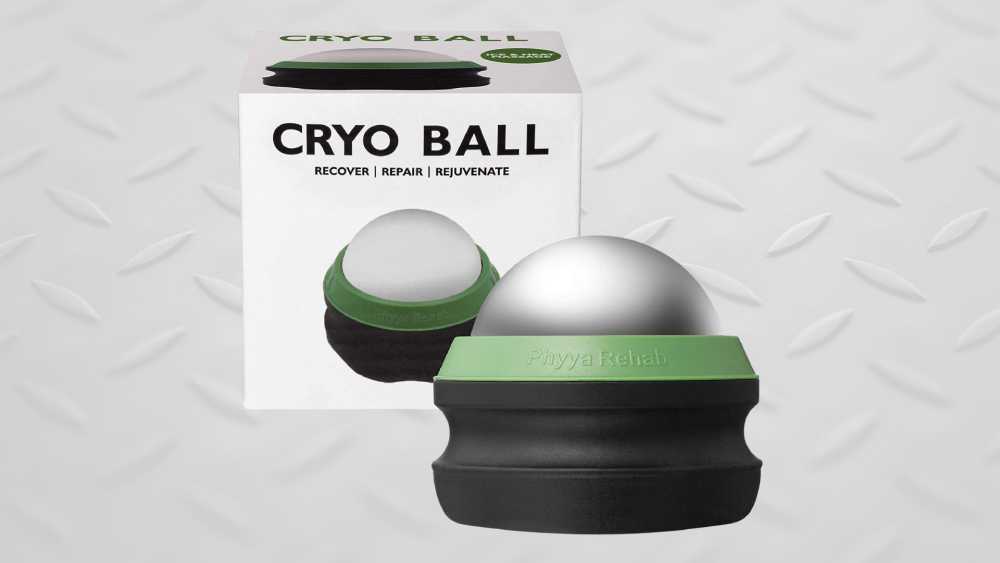 Cooling massage ice roller ball for relief