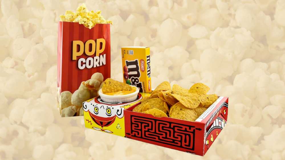 Snack boxes for home theater treats