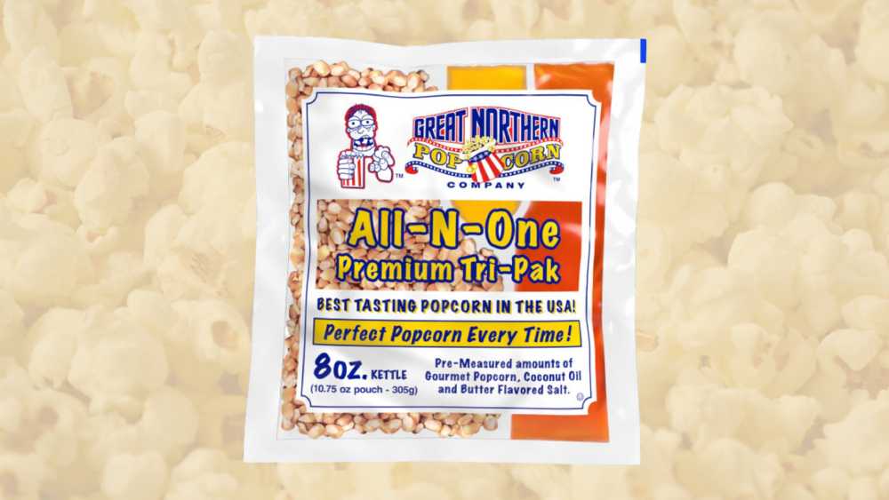 Individual popcorn snack packs