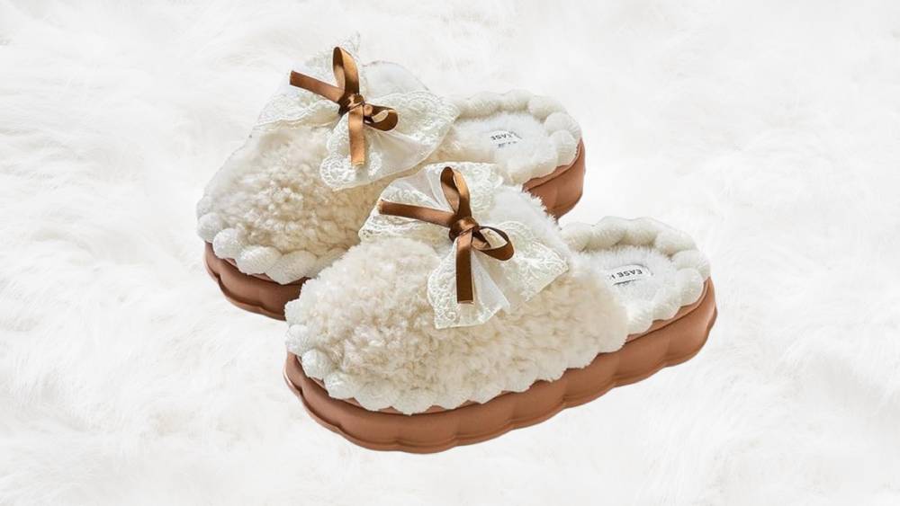 Butterfly Fuzzy Women's Slippers