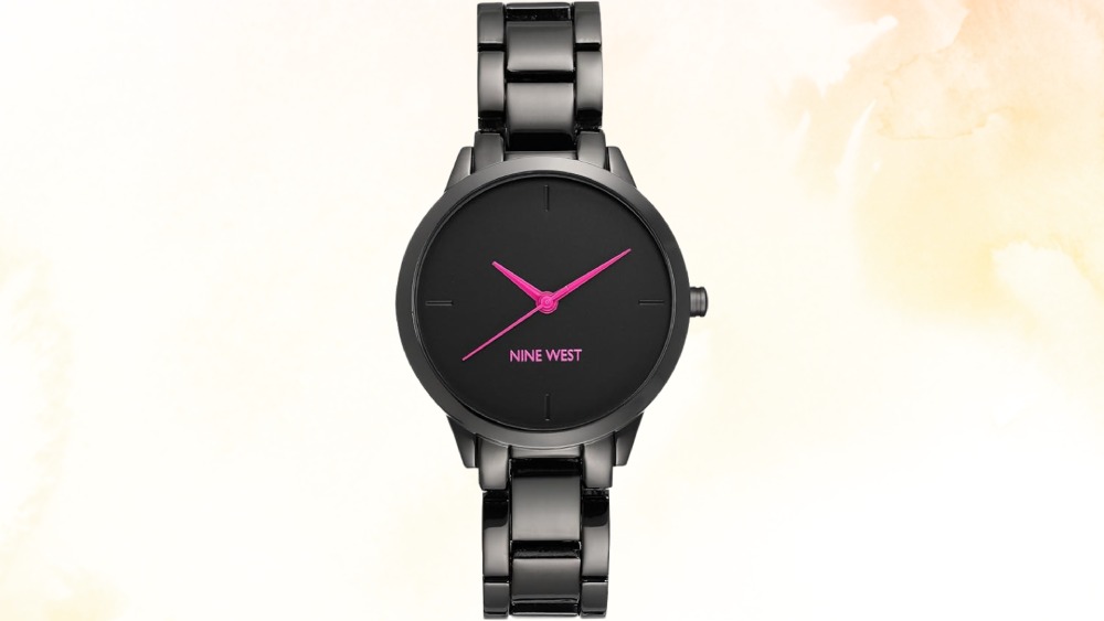 Nine West Women’s Gunmetal Bracelet Watch