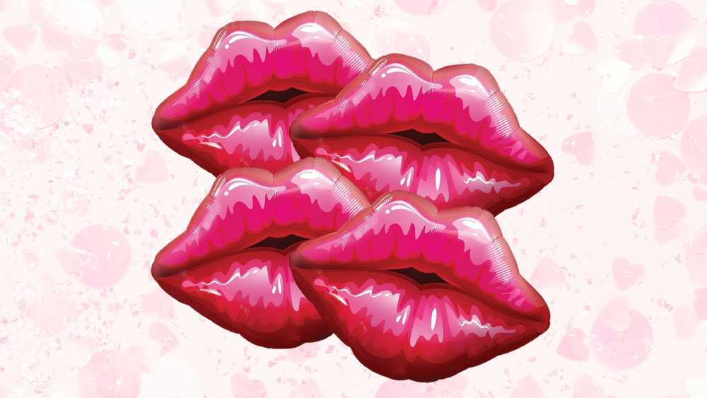 Huge Red Lip Balloons
