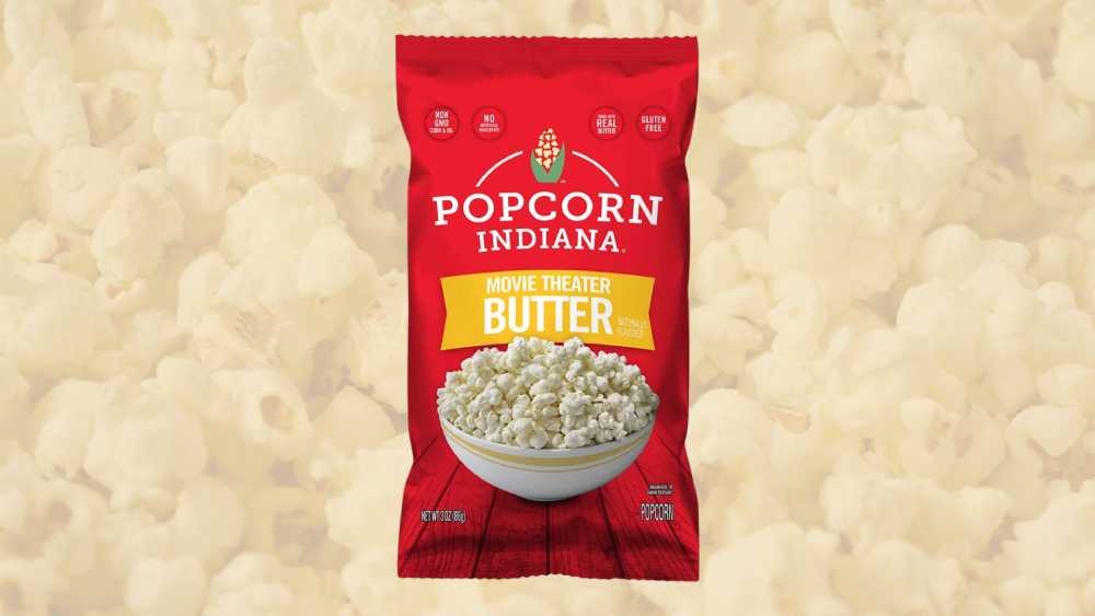 Buttery theater-style popcorn snack