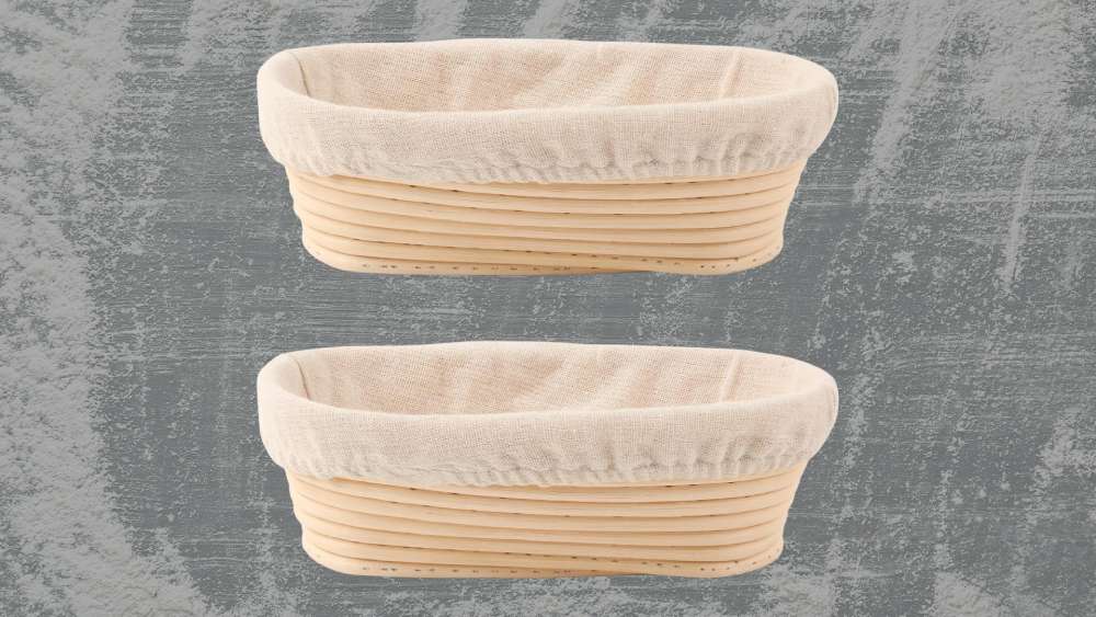 10-inch oval bread proofing baskets