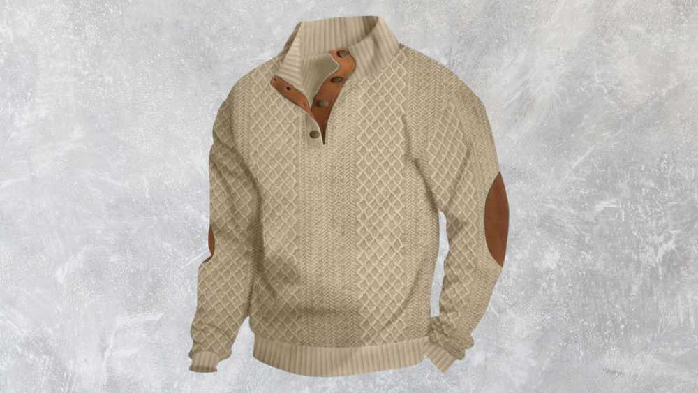 Men's block striped sweatshirt