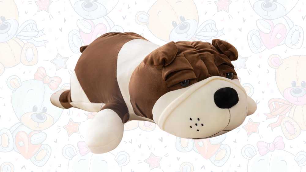 17.7-inch Brown Puppy Plush