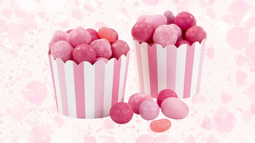 20 Pink Treat Tubs