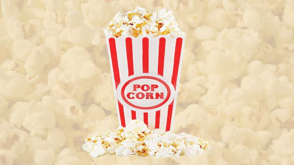 Red and white popcorn containers
