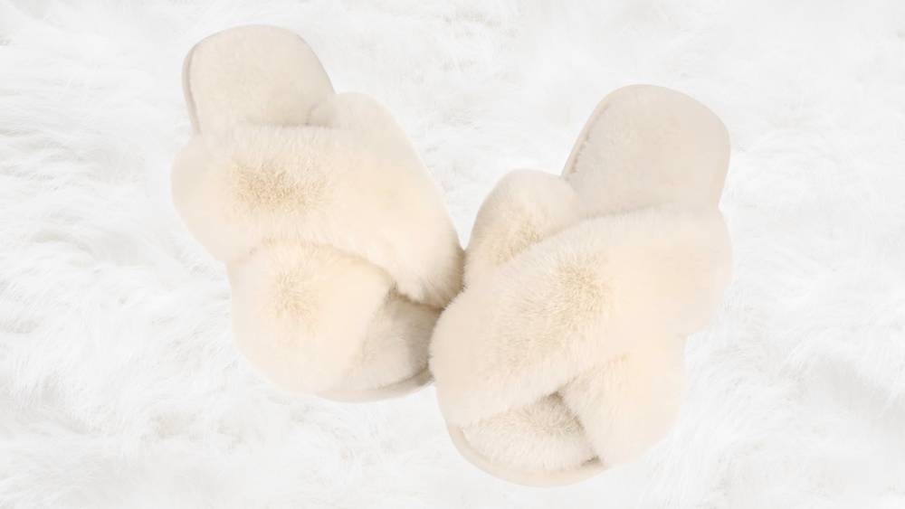 Fuzzy Memory Foam Slippers
