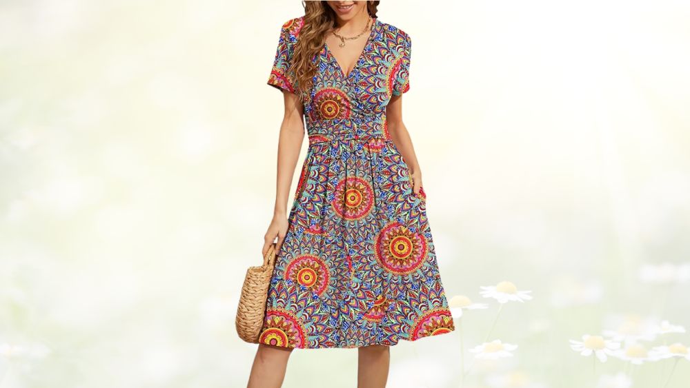 Short Sleeve Casual Dress