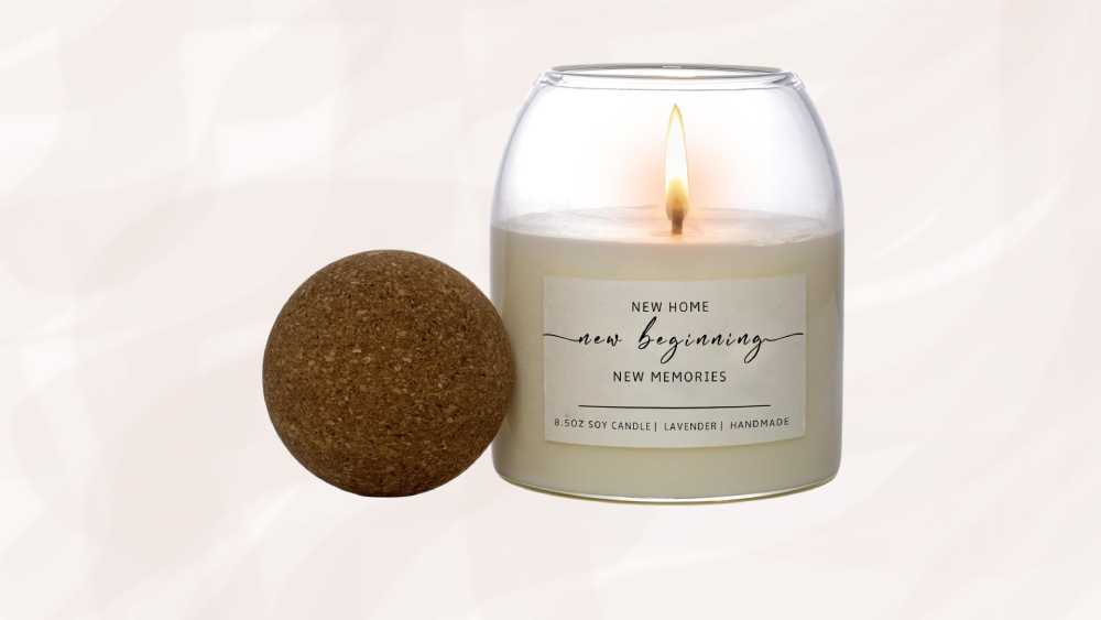 Soy Wax Candle with Cork cover