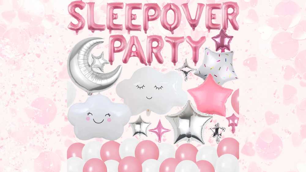 47-piece Pink Sleepover Decoration