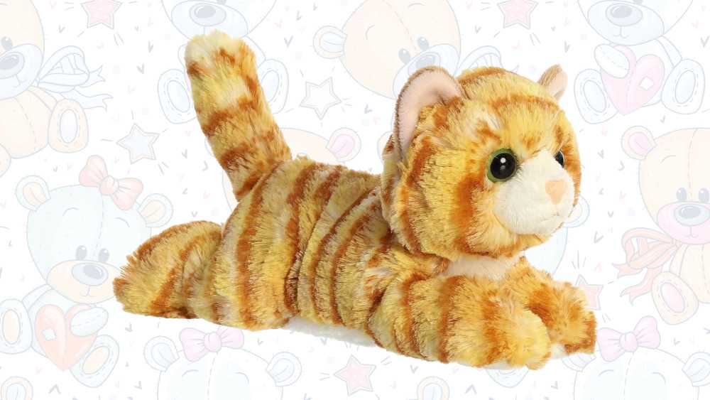 8-inch plush toy cat