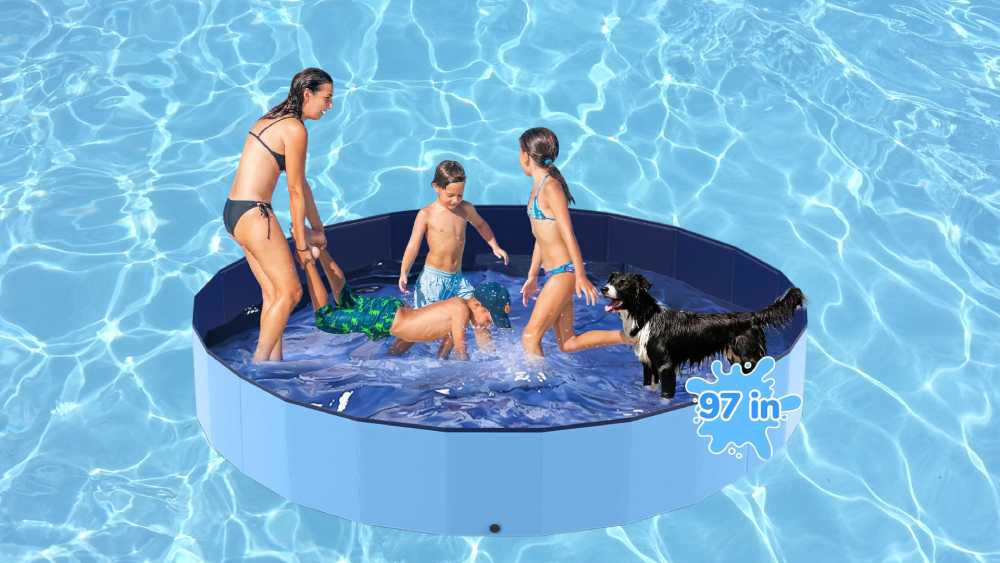 Convenient Foldable Dog Pool
