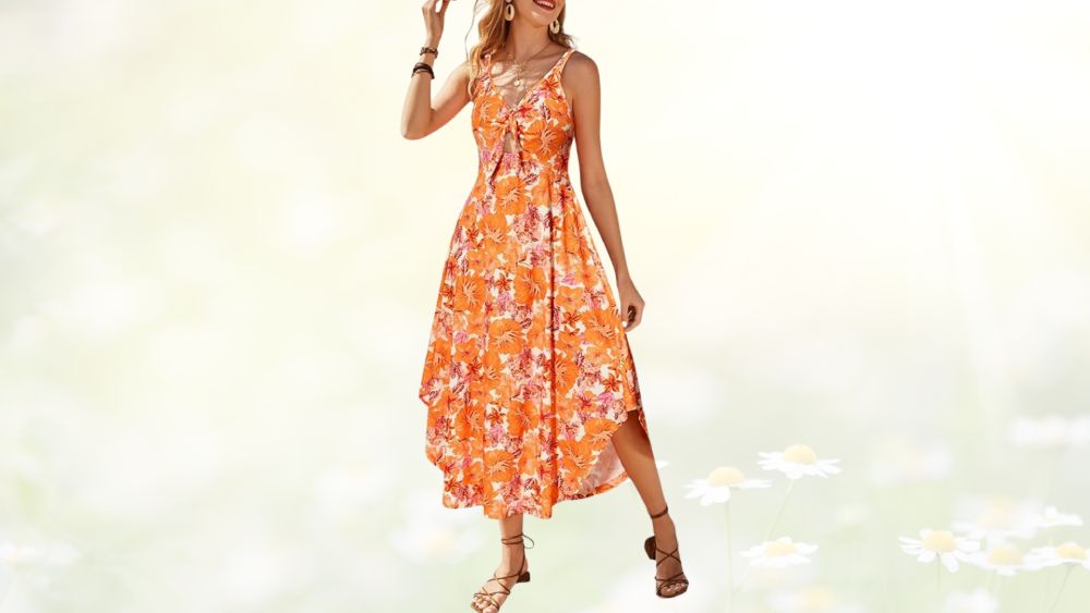 Tie Front Maxi Dress