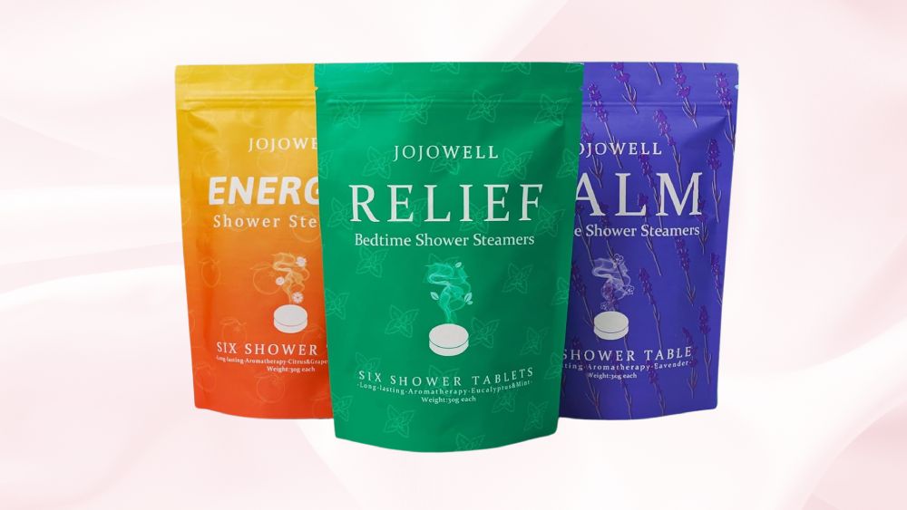Aromatic fizzy shower steamers set