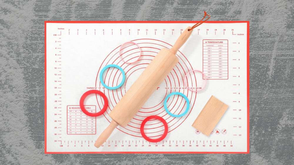 WitHlper 17.5" Beechwood rolling pin