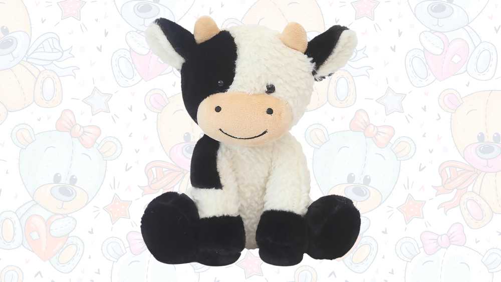 9-inch Cow Stuffed Animal Cute