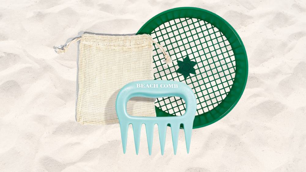 Sand scoop, shovel, sifter set