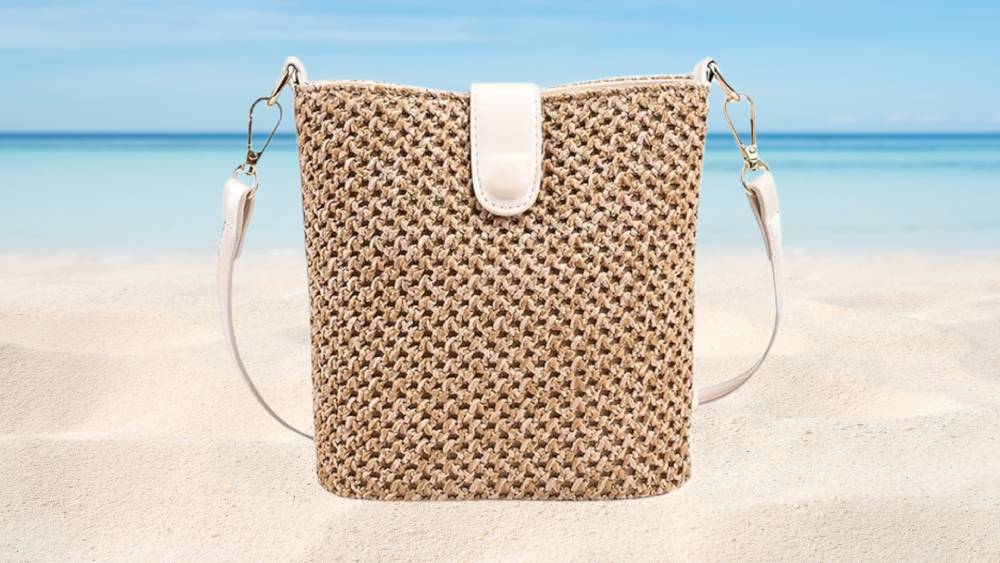 Stylish Rattan Tote Bag