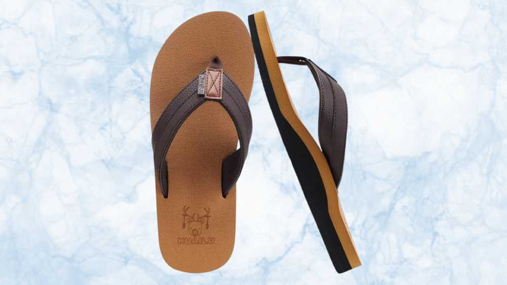 Yoga Mat Leather Flip Flops