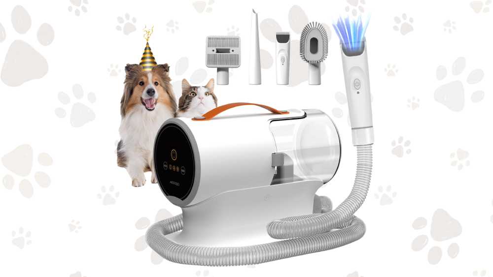 No mess Dog Grooming Vacuum
