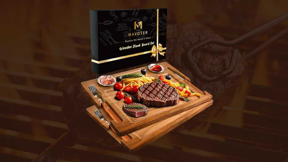 Wooden Steak Board made from acacia