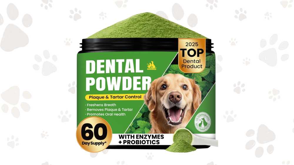 Dog dental powrder
