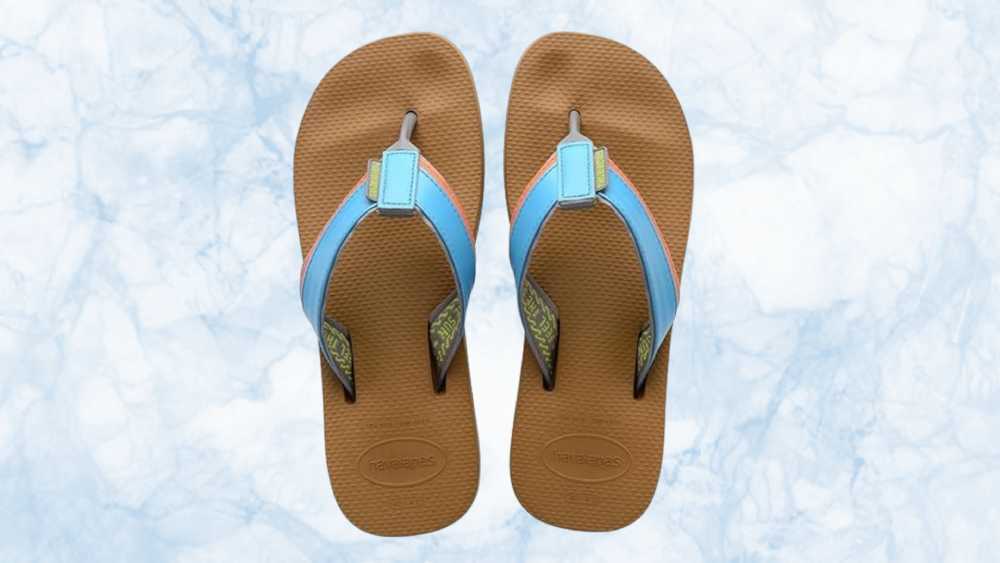 Havaianas two-tone straps flip flops