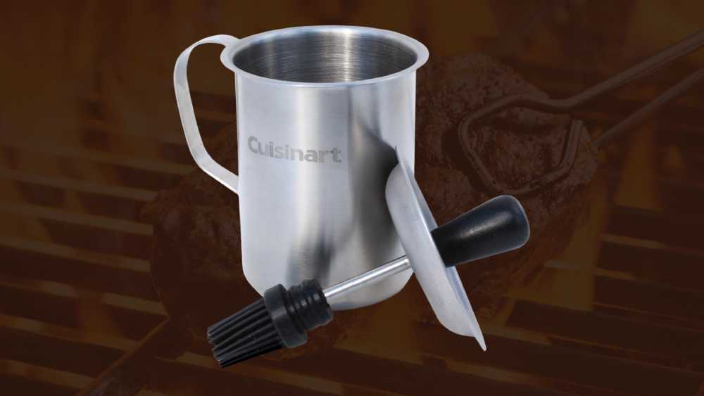 Sauce Pot and Basting Brush