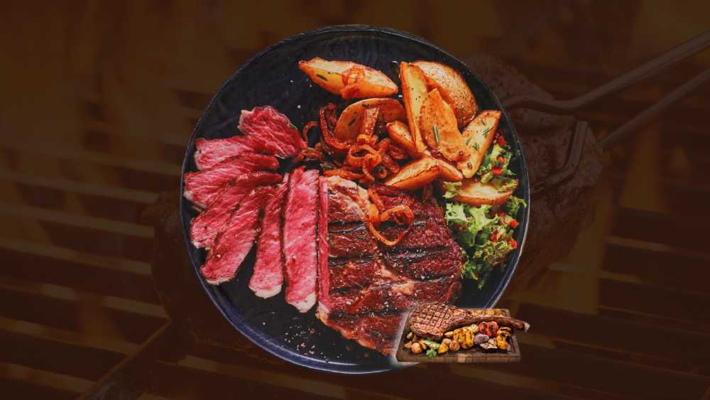 Pattern Throw Blanket Steak