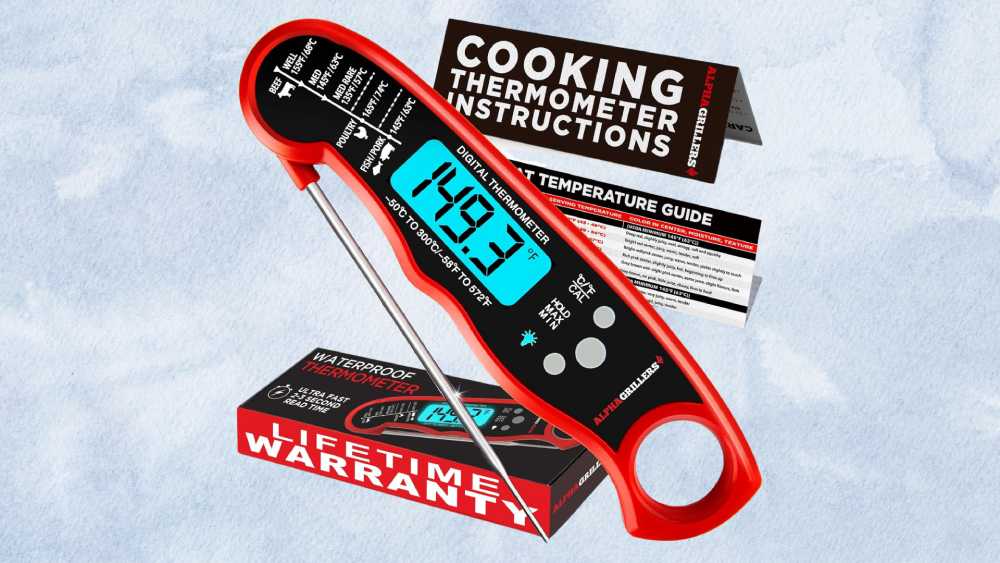 Digital meat temperature gauge tool