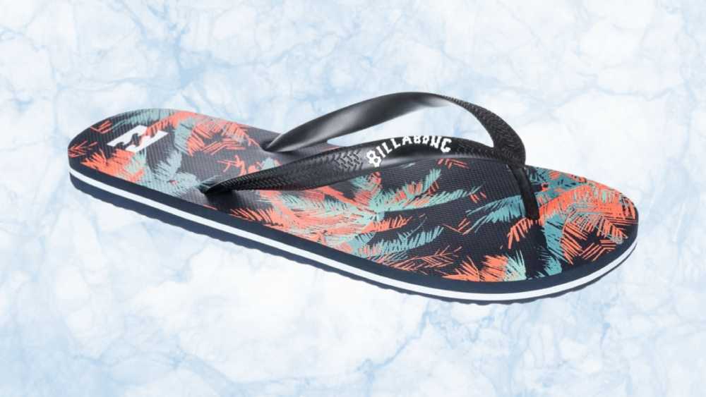 Flip flop with soft foam footbed