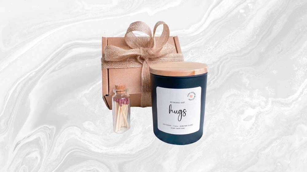 Hugs for you candle