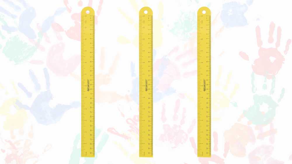 Magnetic ruler for accurate craft measurements