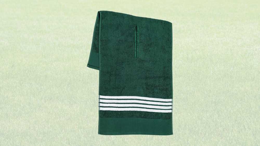 Absorbent terry cloth caddy towel
