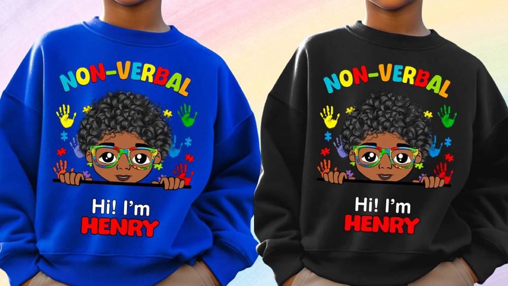 Personalized print shirt for kids