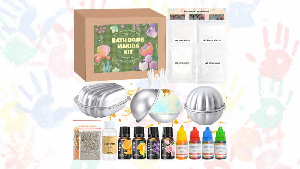 Bath bomb kit for fun crafting